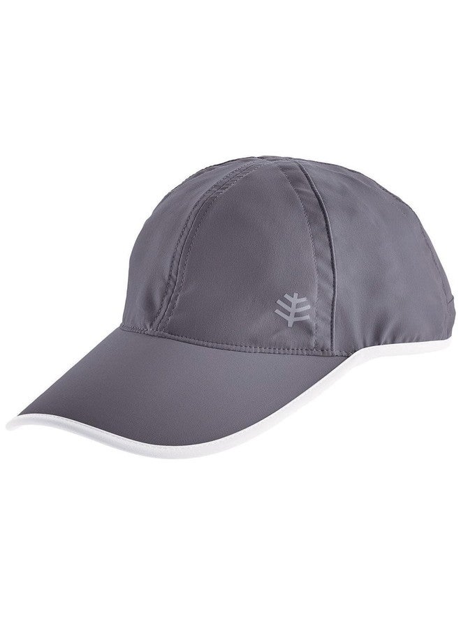 Coolibar Unisex Sport Cap - UPF 50+ Sun Protection - Lenny in Carbon/White - Image 1
